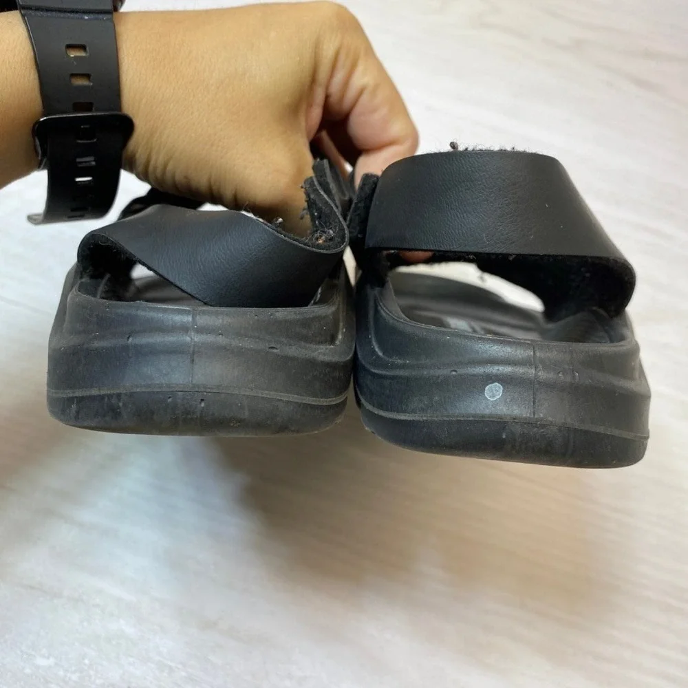 Birkenstock Kids Size 33 Milano Sandals Backstrap Black Birko-Flor Comfort Shoes